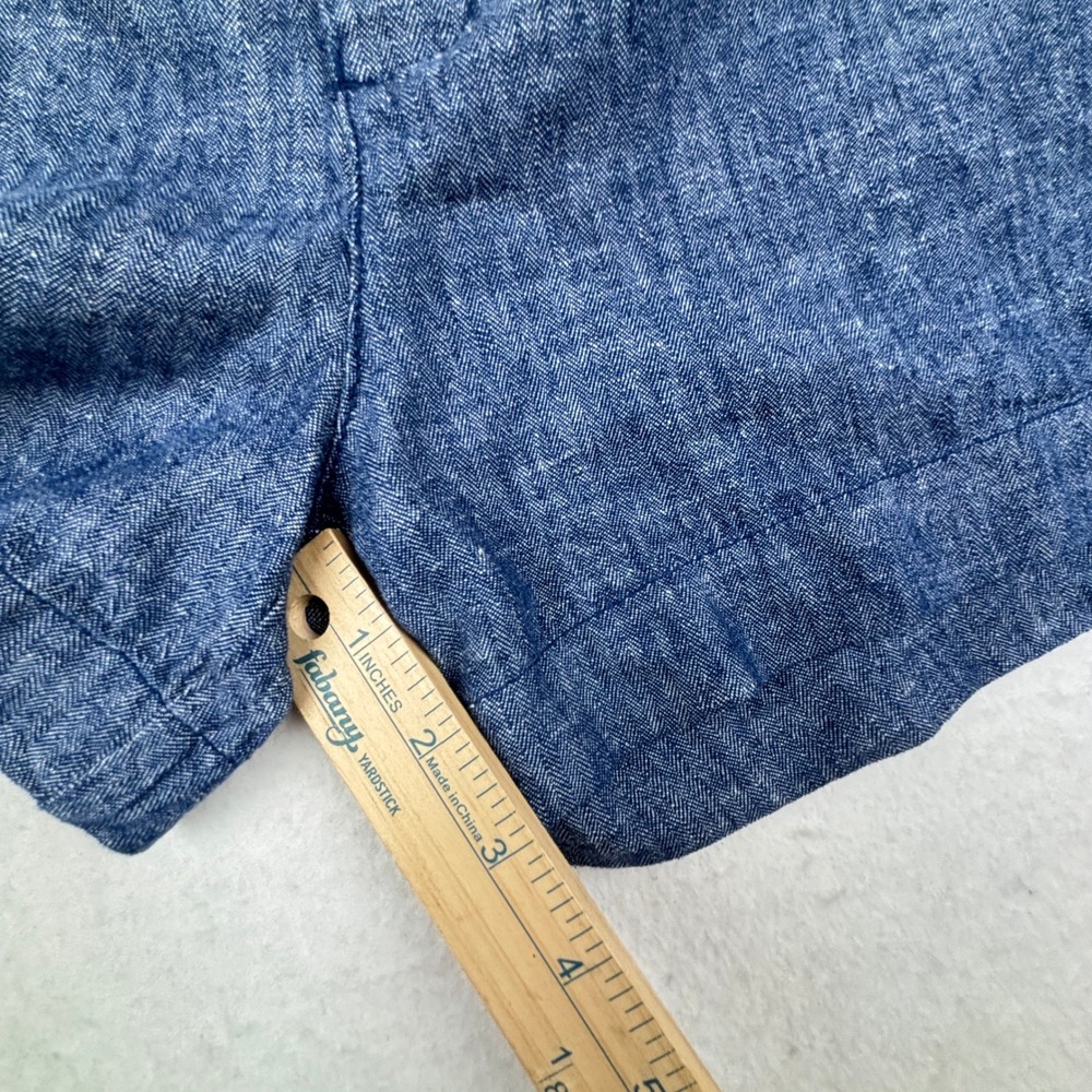 Old Navy Shorts Womens 2 Linen Blend High Rise Coastal Casual - Picture 8 of 8